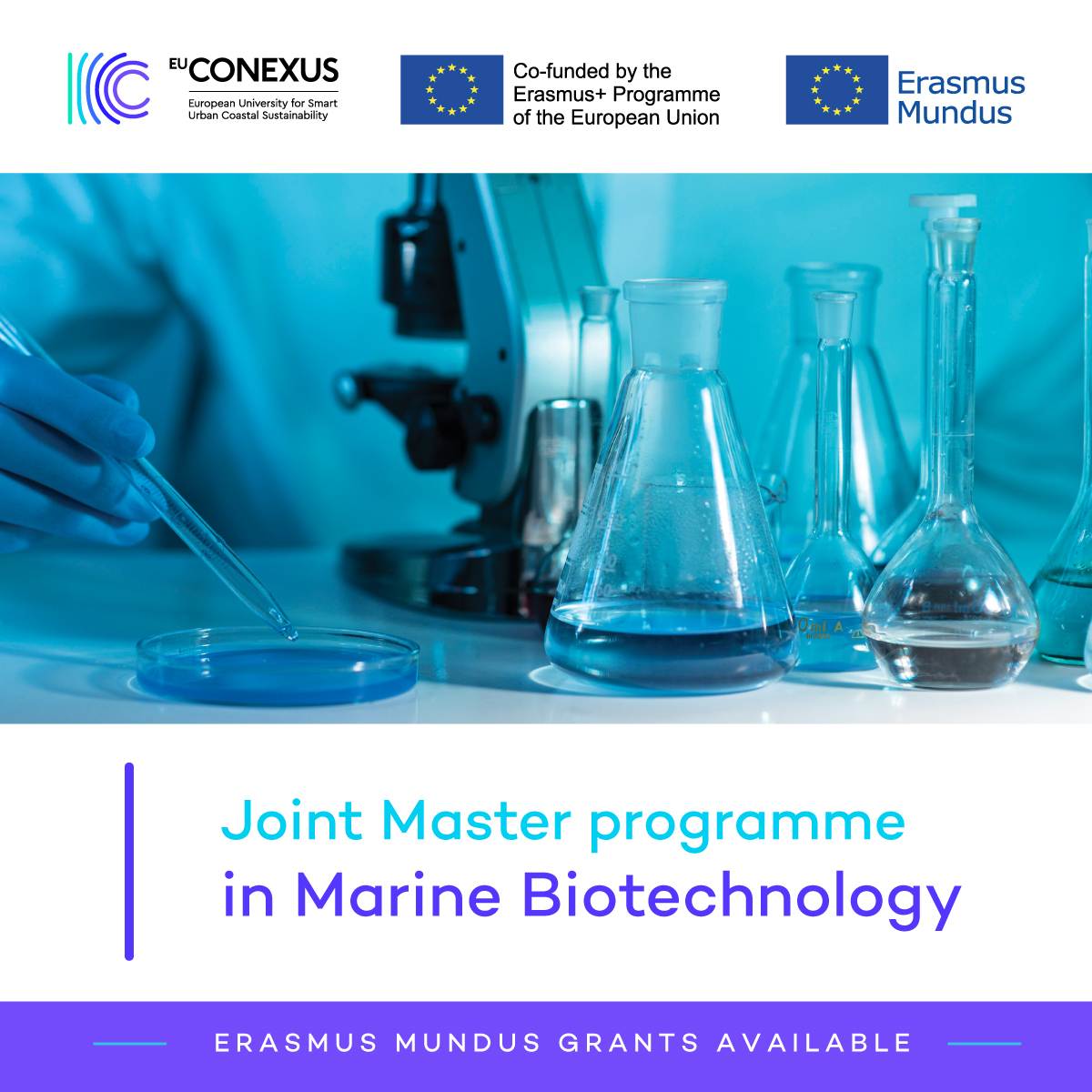 [MSc] Joint Master programe in Marine Biotechnology EUCONEXUS