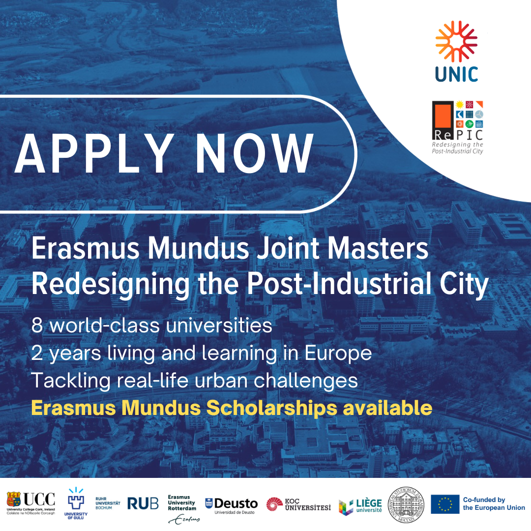 Erasmus Mundus Joint Masters Redesigning the PostIndustrial City